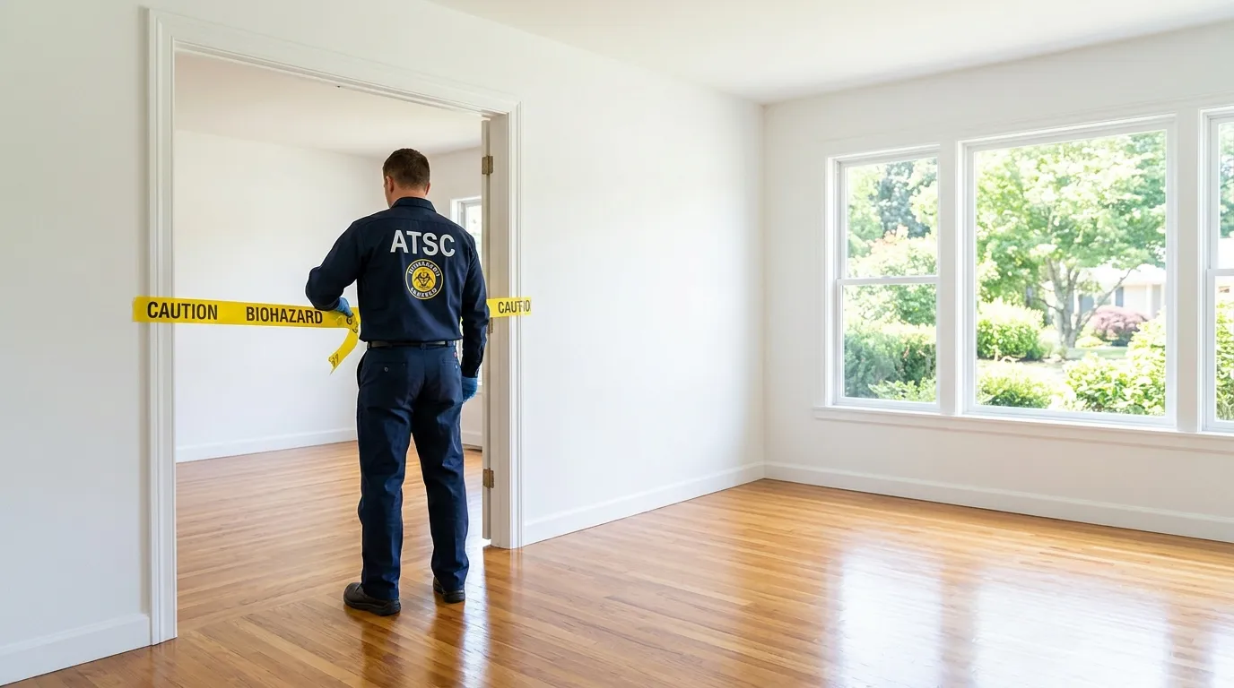 Certified biohazard cleanup crew performing Trauma Scene Cleanup in Citrus